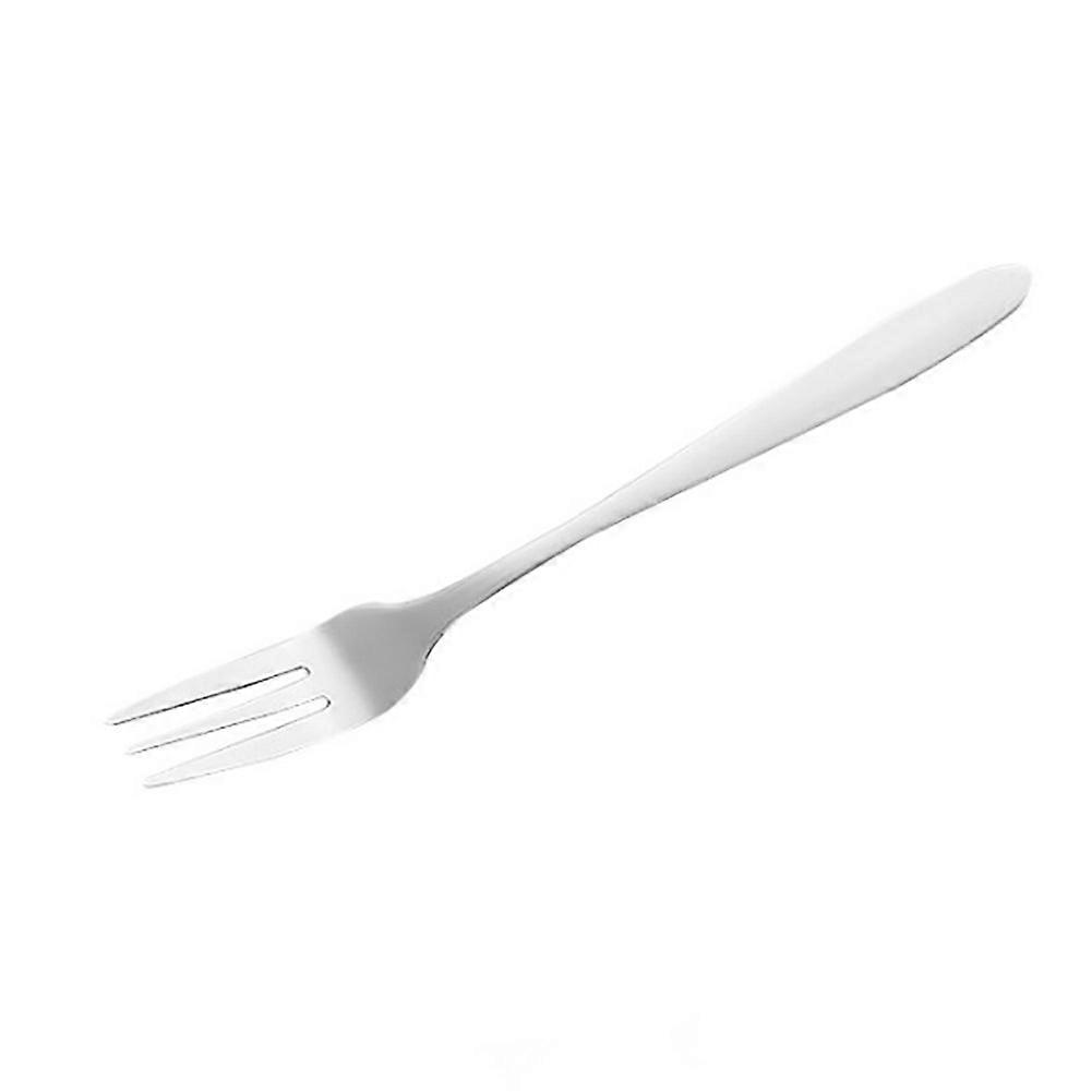 Stainless Steel Tableware Dinner Forks Fruit Salad Cake Dessert Serving Fork (Three tined)