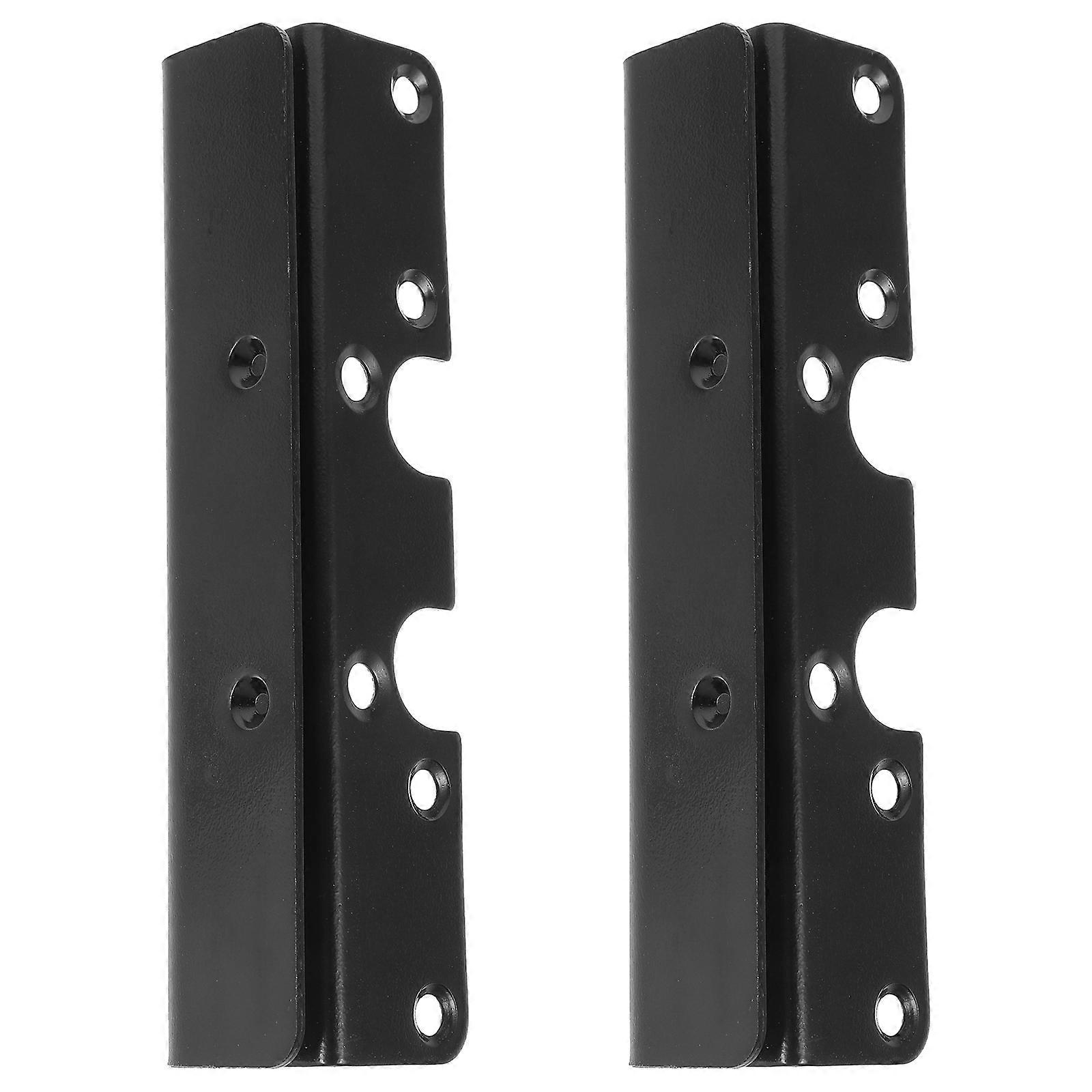 2pcs Replacement Bed Rail Fastener Bed Iron Rail Bracket Bed Frame Rail Hardware