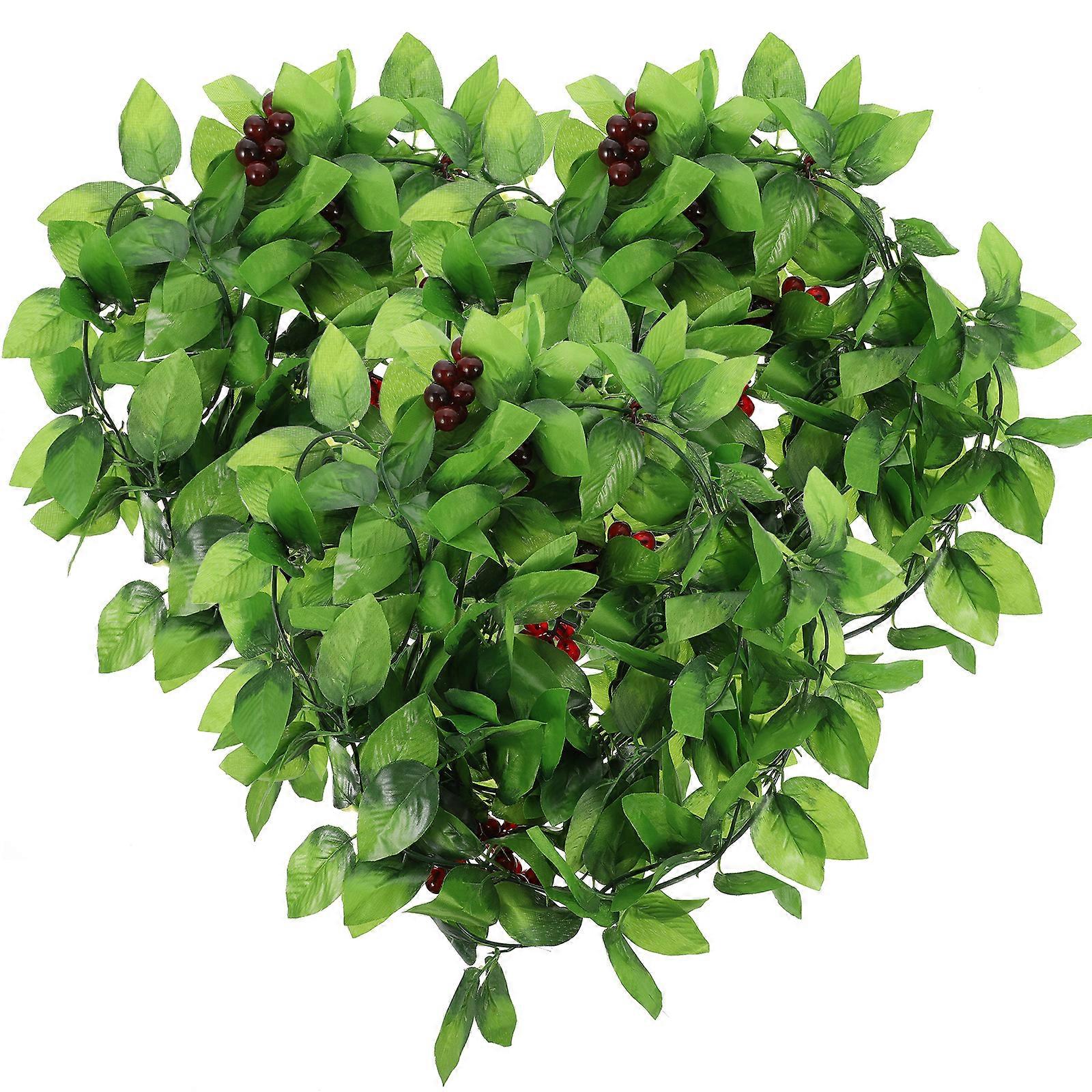 3pcs Artificial Grape Vines Fake Grape Bunch Simulation Hanging Plant Vines