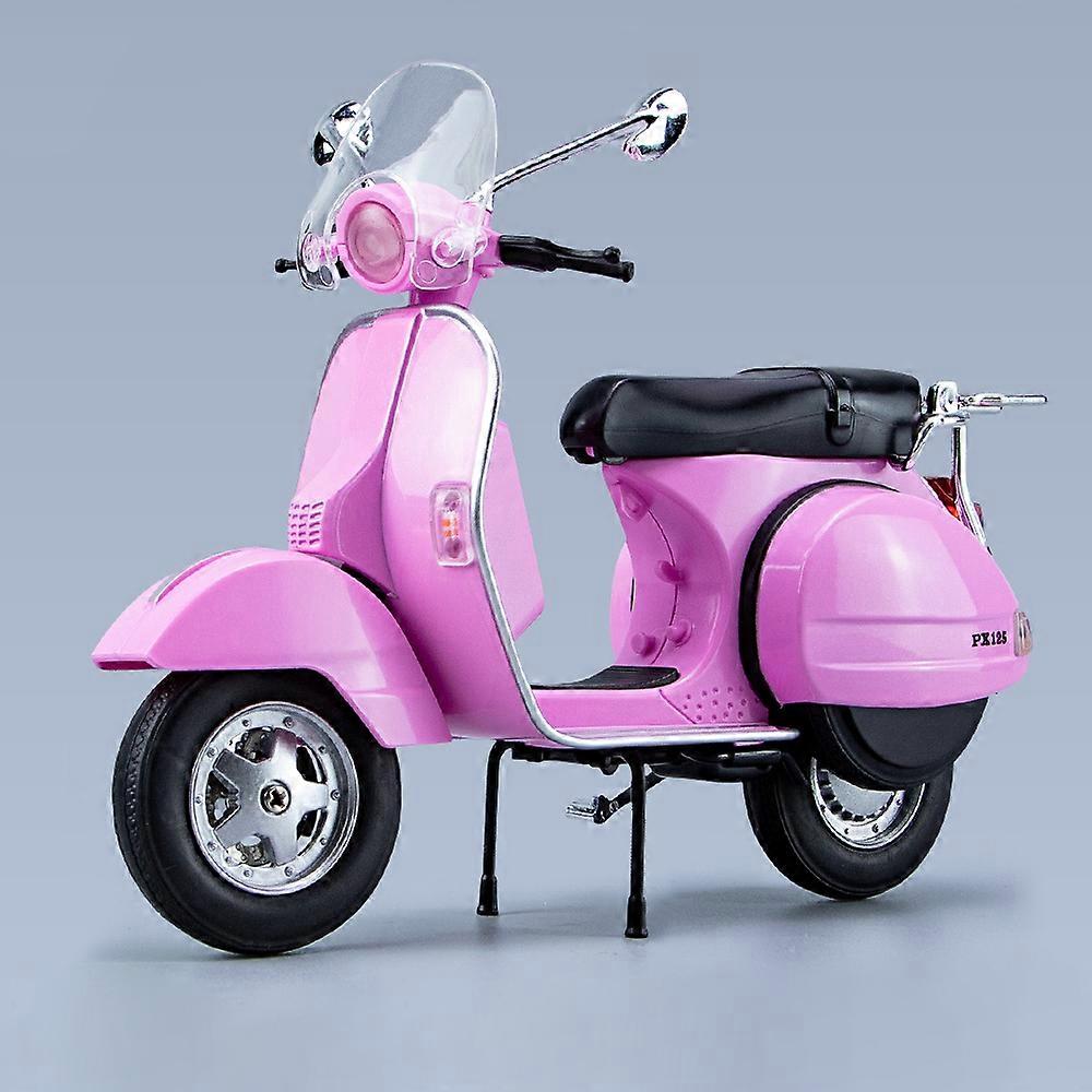1:10 Scale Vespa 125 Alloy Scooter Sport Bike Diecasts Kids Toys