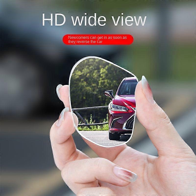 Fus Car Rearview Mirror Reverse Artifact Car Blind Spot Blind Area Small Round Mirror Reflective Auxiliary Mirror 360 Hd Wide-angle
