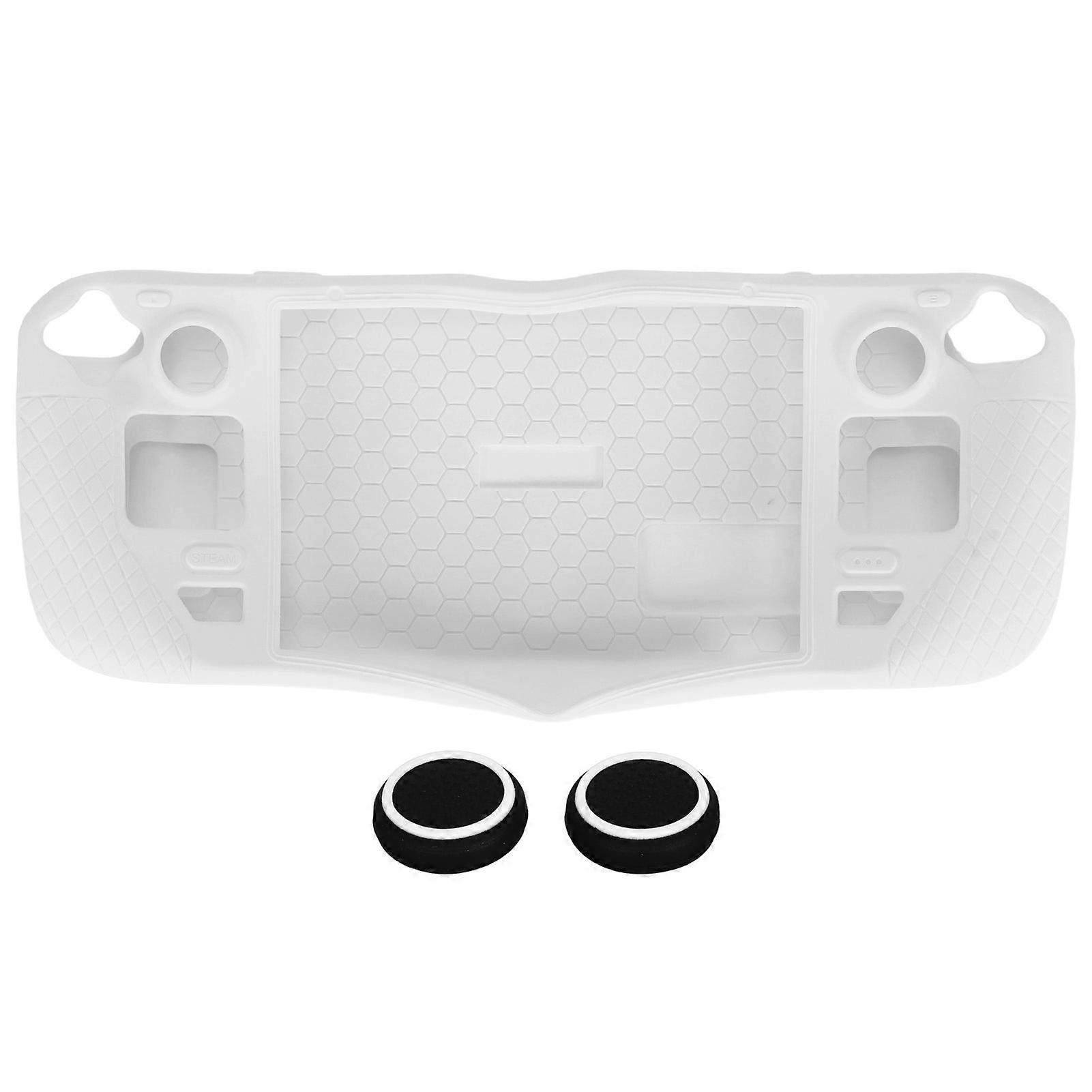 Game Console Protective Case Thickened Shockproof Game Console Silicone Protective Cover For Steam Deck Beige