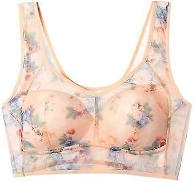 2024 Uudet Ice Silk Lace -viilentävät mukavuusrintaliivit, Ice Silk -viilentävät rintaliivit, saumattomat urheilurintaliivit, langattomat push up -rintaliivit vanhemmille naisille