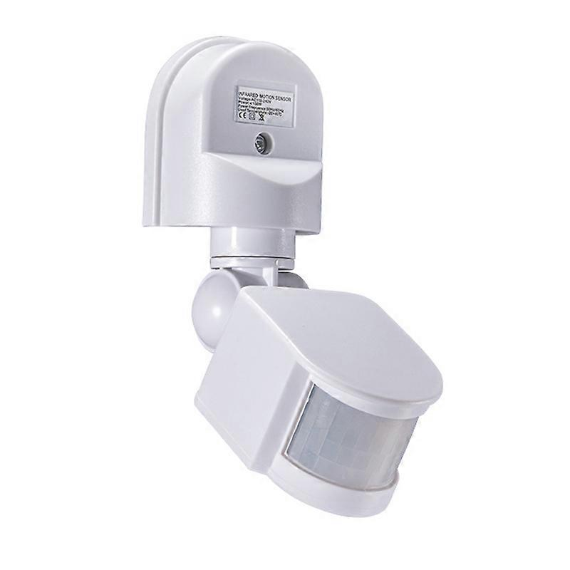 Infrared Human Body Sensor Intelligent Switch Adjustable Angle Ceiling Type Induction Module Wall Mount 220V White
