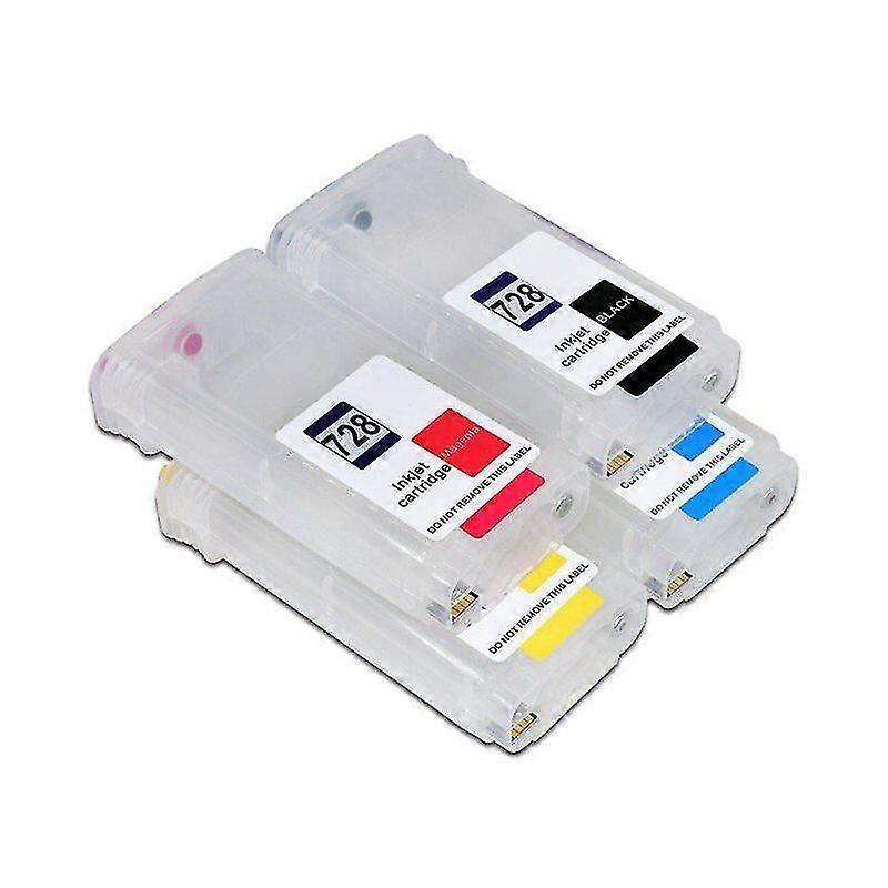 unique For HP 728 728XL Refillable Ink Cartridge With Chip F9J68A F9J67A F9J66A F9J65A F9K17A For HP DesignJet T730 T830 Printer