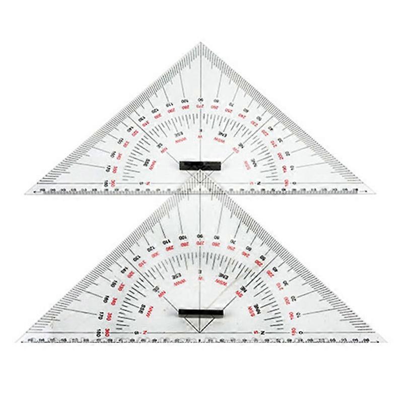 Chart Drawing Triangle Ruler for Drawing 300mm -Scale Triangle Ruler for Distance Measurement Teach