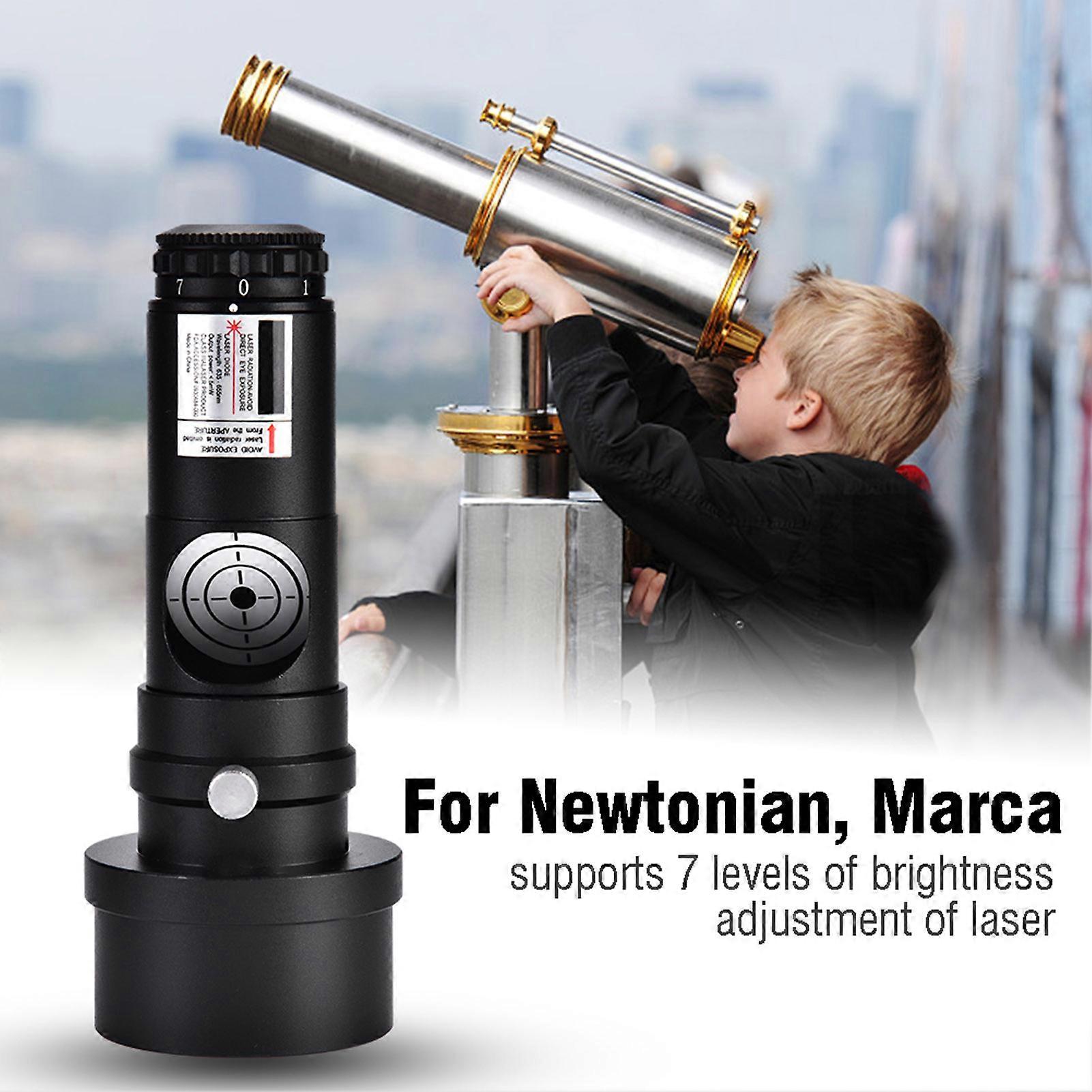 Laser Collimator 1.25 Inch with 2 Inch Adapter and 7 Bright Levels for Newtonian Telescopes