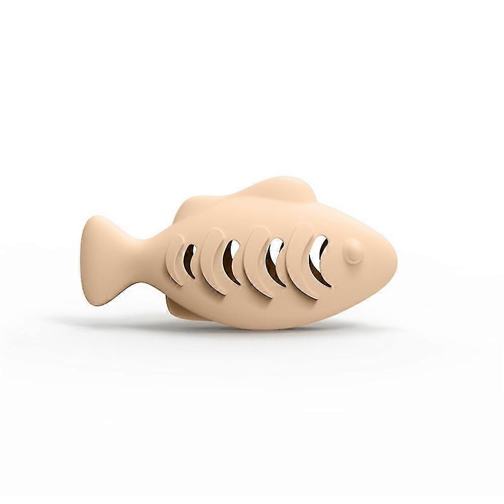 Pet Cat Toy Silicone Fish Chew Toy Cat Stick Fish Bites Cat Supplies