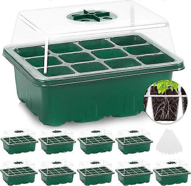 5/10 Packs Seed Starter Tray 12 Cells