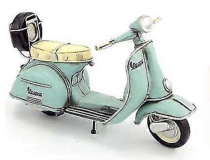 1:12ベスパモデルピンクブルーヴィンテージ1955イタリア古い車の金属のおもちゃ2つの車輪のオートバイのモデルモーター子供のおもちゃのギフトのためのモーター