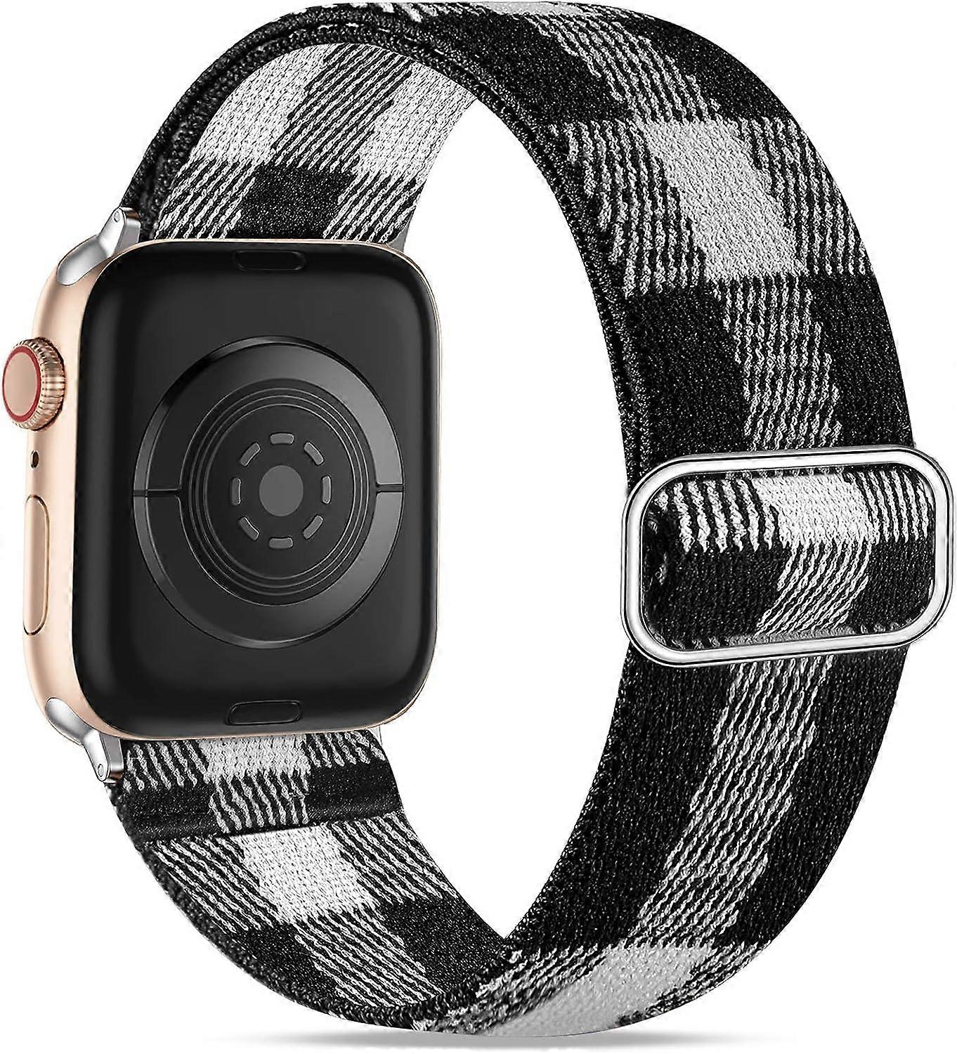 The strap is compatible with Apple Watch SE / iWatch series 7/6/5/4/3/2/1. It fits and is compatible with Apple Watch 42mm 44mm 45mm