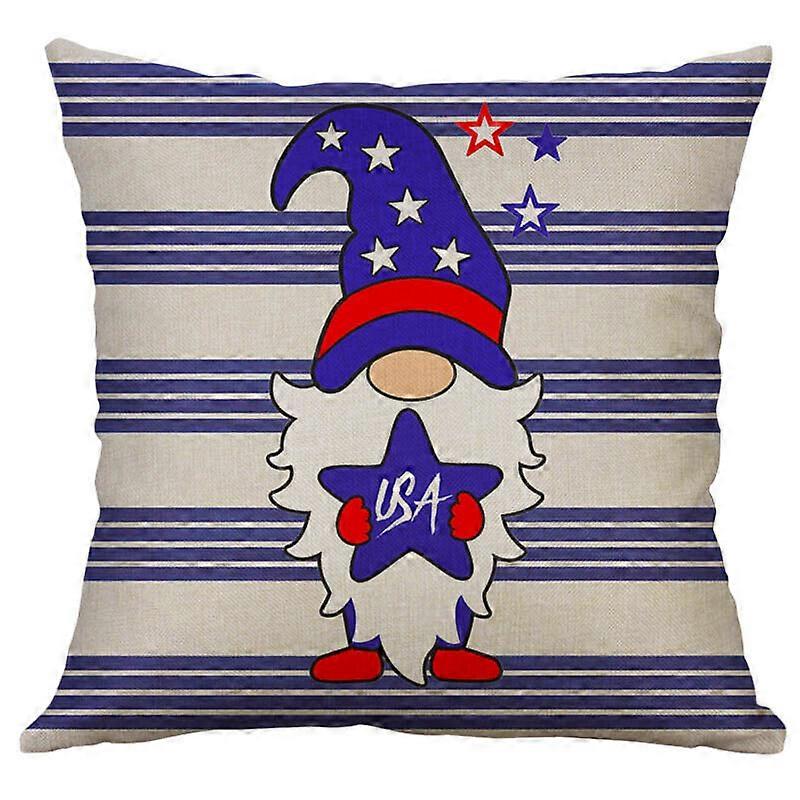 7月4日デコレーション枕カバーアメリカ国旗星条旗枕カバーデザイン1571jpjcjh