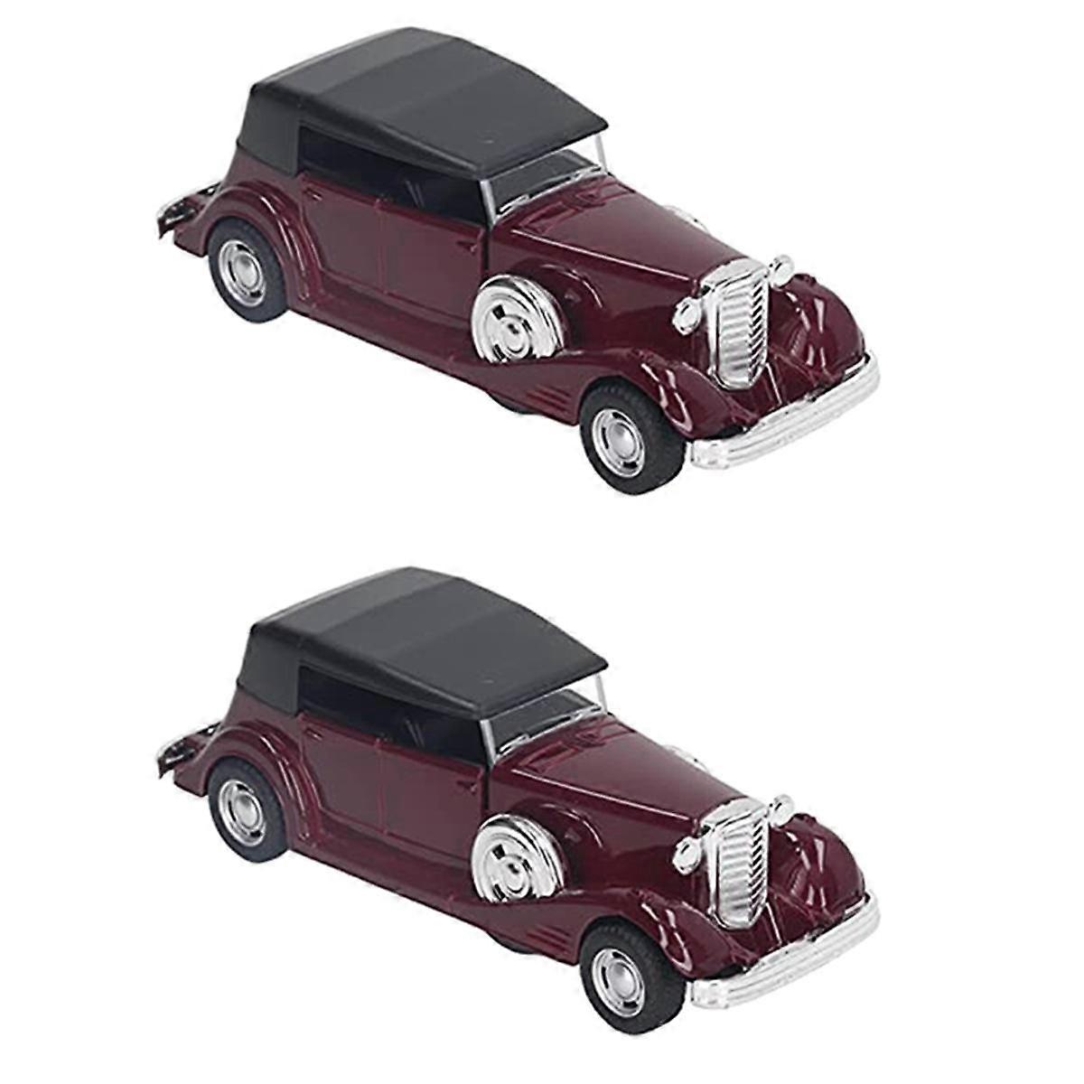 Oldtimer-Modell, Pullback-Mini-Auto-Modell Antike Legierung authentisch für Transport-Sammler für Boo