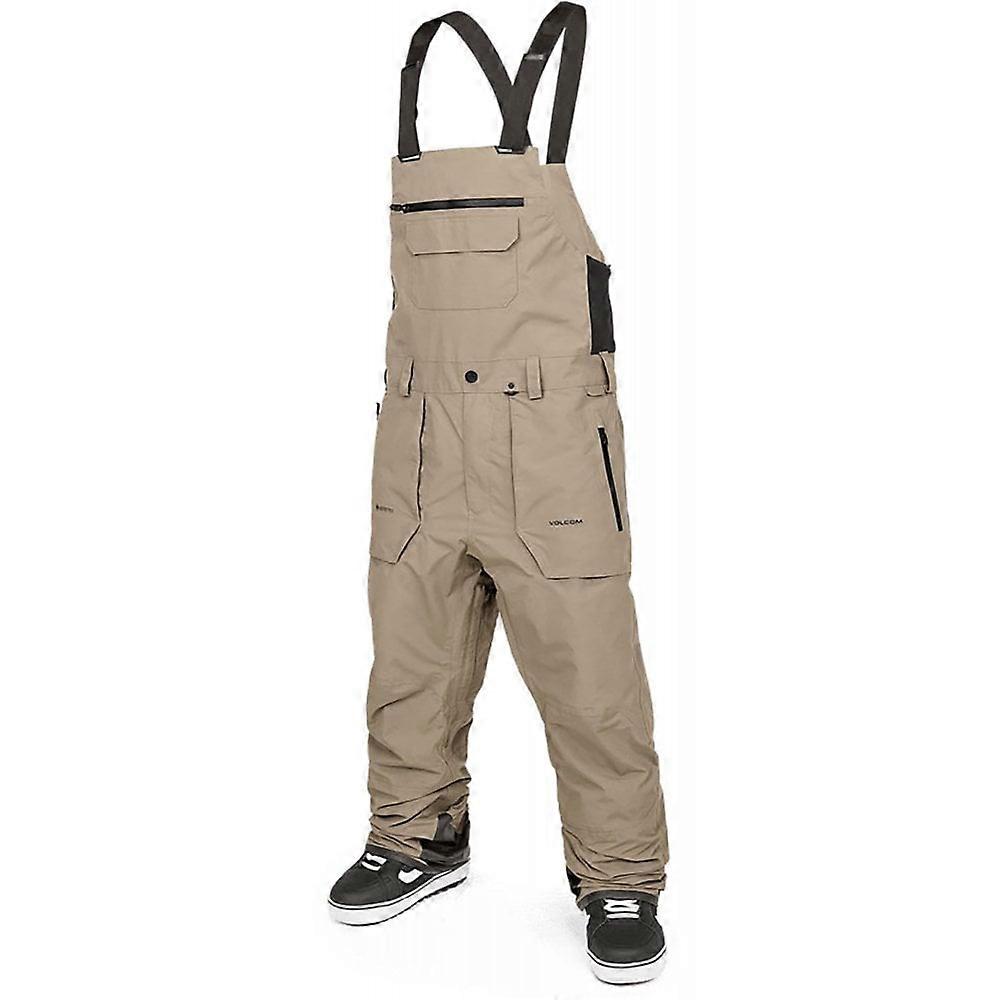 Men's Volcom Mens Rain Gore-Tex Bib Overall / Chestnut Brown / M