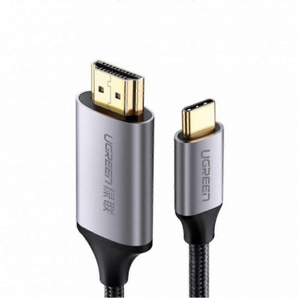 UGREEN USB-C naar HDMI, 1,5m - Grijs-Zwart
