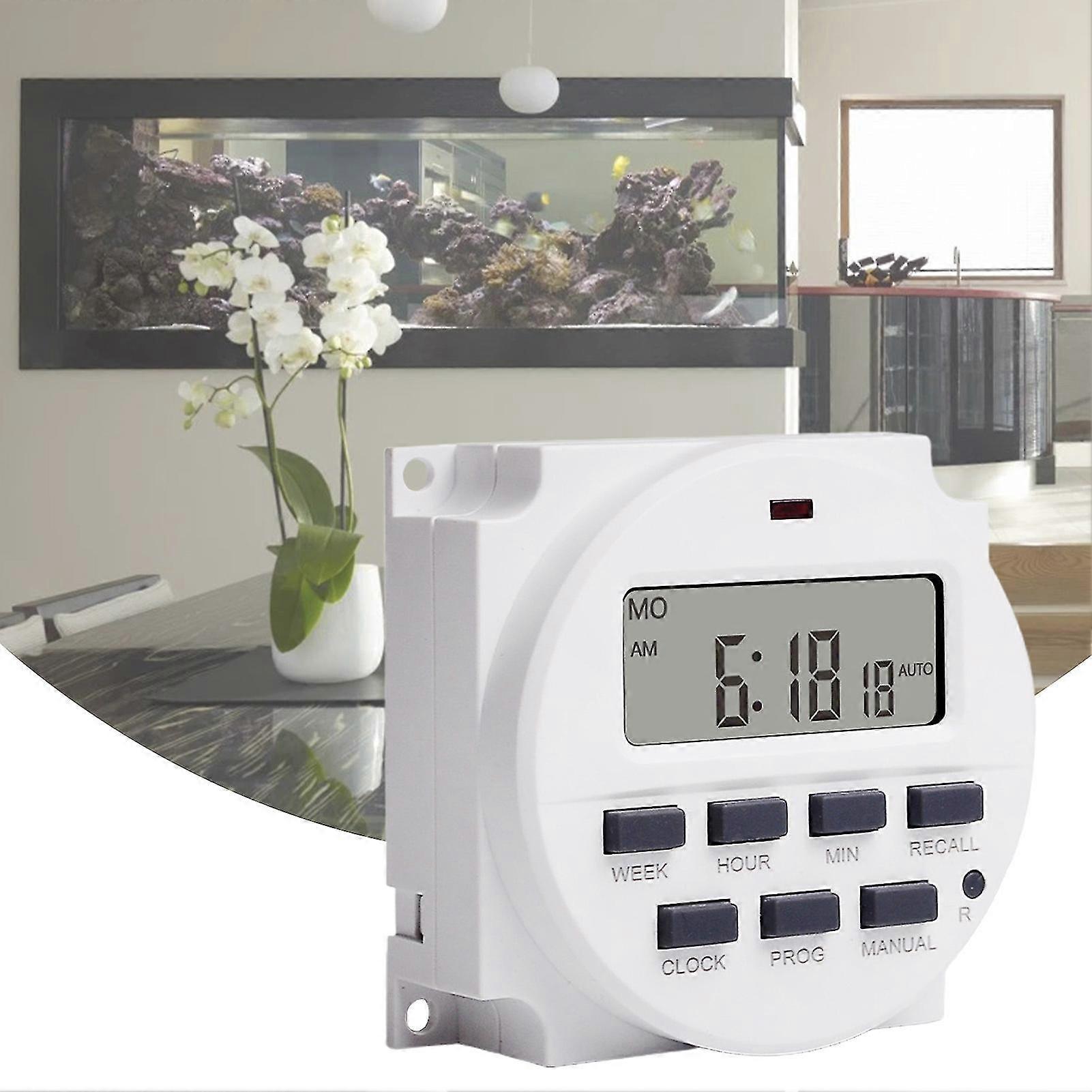 Tm618n Dc 12v Programmable Time Switch Accurate Timing High-precision Chip Lcd Digital Power Digital Timer Relay For Household Appliances Mengxi