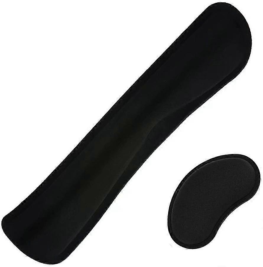 Ergonomiskt handledsstöd Memory Foam Handledsstöd för tangentbord och mushandstöd svart