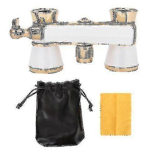 Binoculars Theater 3x25 White