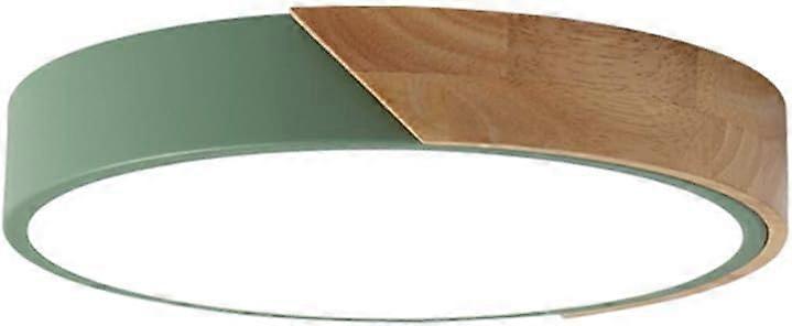 Round Dimming LED Ceiling Light Flush Mount,Green,12 inch