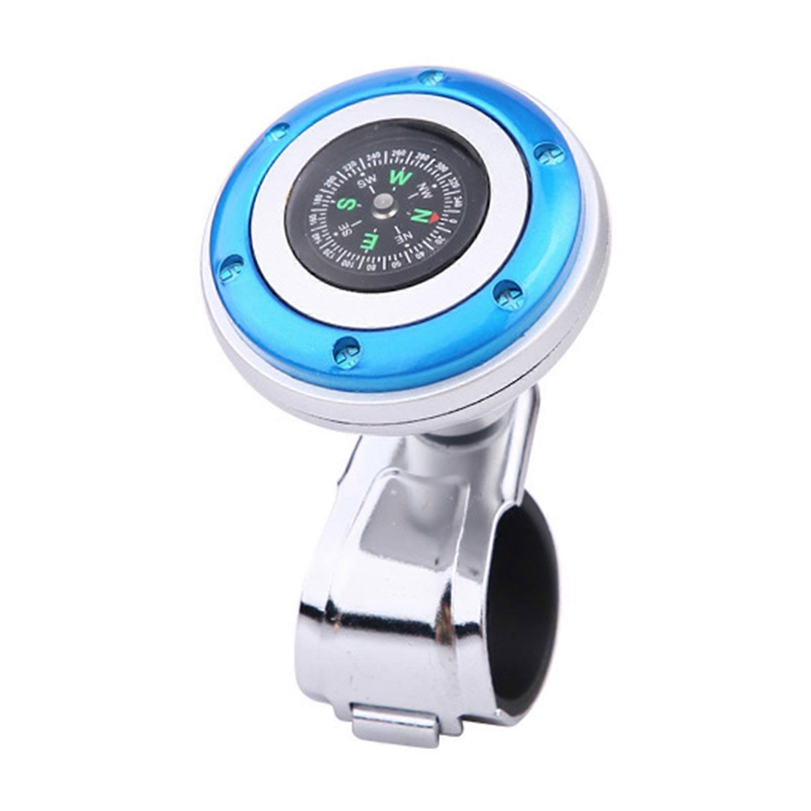 Steering Wheel Ball Easy Installation Compass Design Smooth And Effortless Comfortable Grip Anti-Slip Labor-saving Multifunctional Universal Car Steer