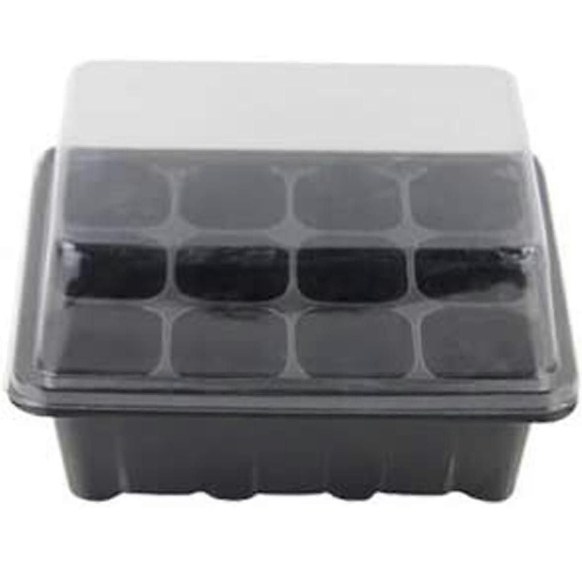 Seedling Starter Trays 12 Cells Seed Planting Insert Plug Tray Nursery Pots Growing Plugs