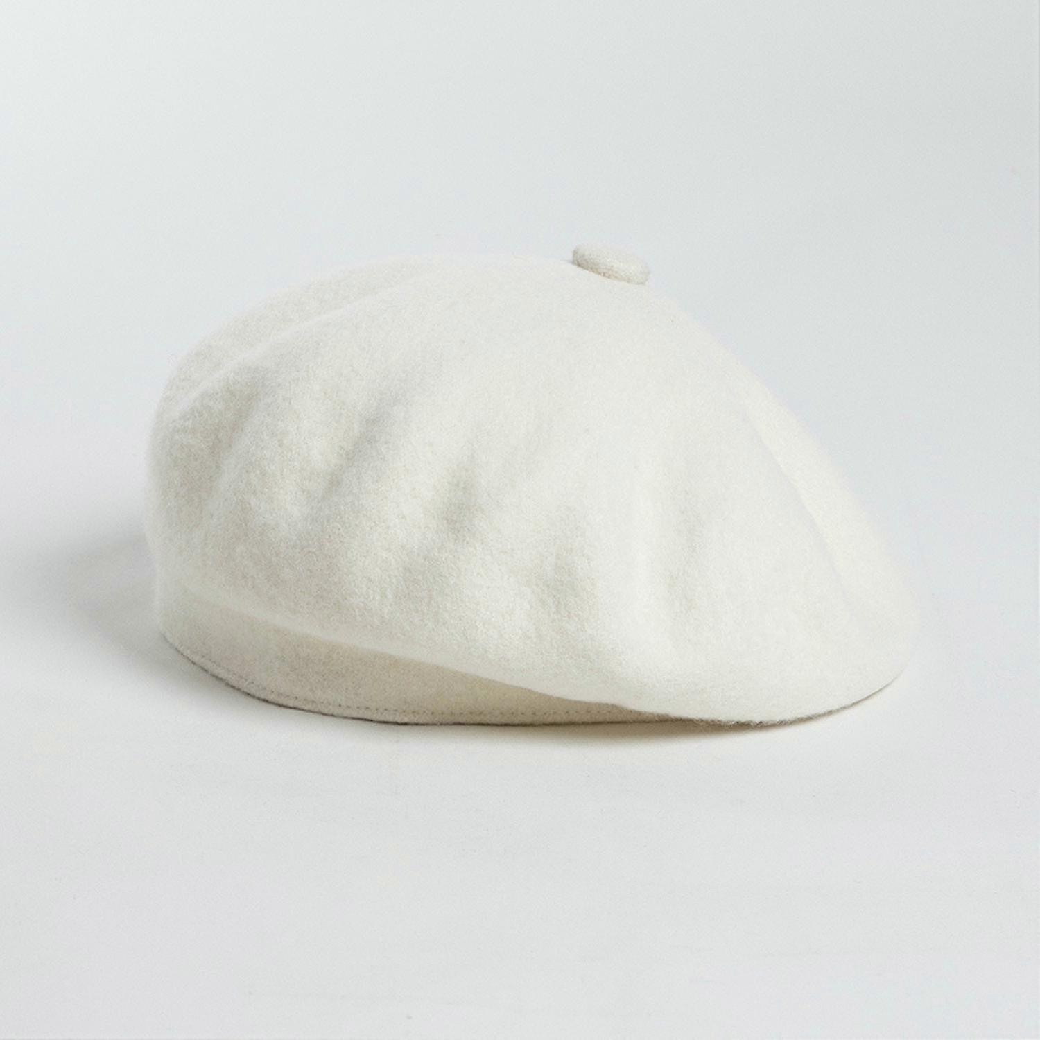 Witte baret heren, peaked cap dames