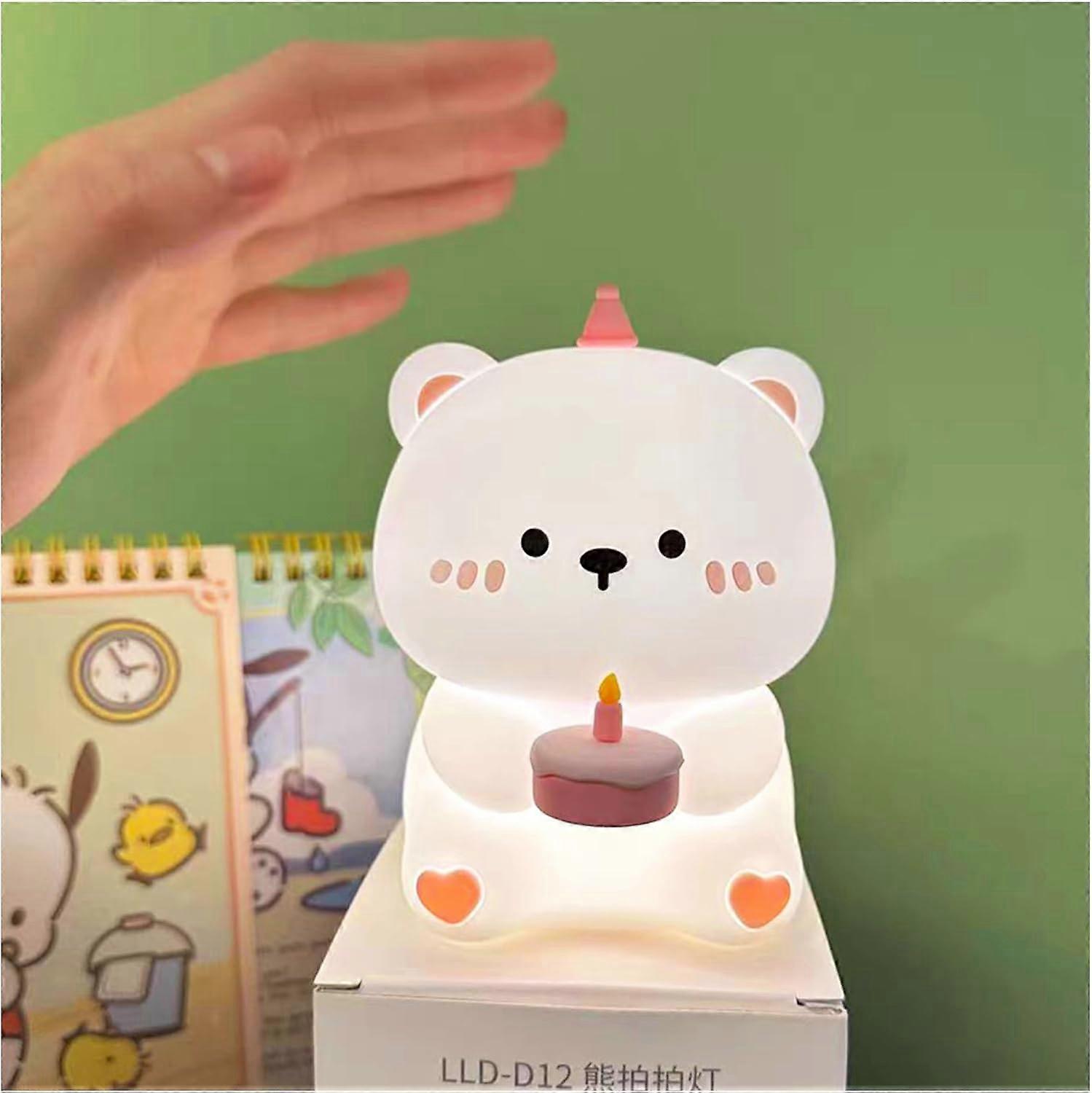 Sitting Duck Light with Warm Color Little Flower Dimming,The Rechargeable Touch Lamp is 3 Levels Brightness and Birthday Christmas Gifts for Women Gir