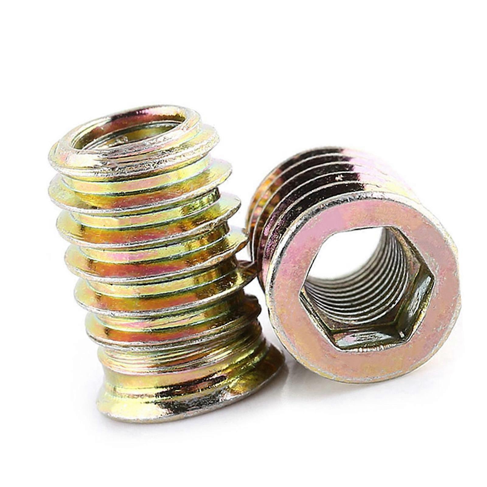 Moer Hout Insert Hexagonal Socket Nut Furniture Fix (M8 * 20mm)