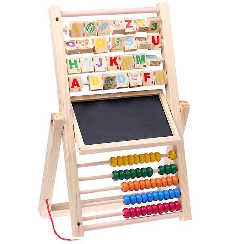 Multi-Function Abacus Learning Frame Wooden Counting Cognitive Board Children Early Education Mathe