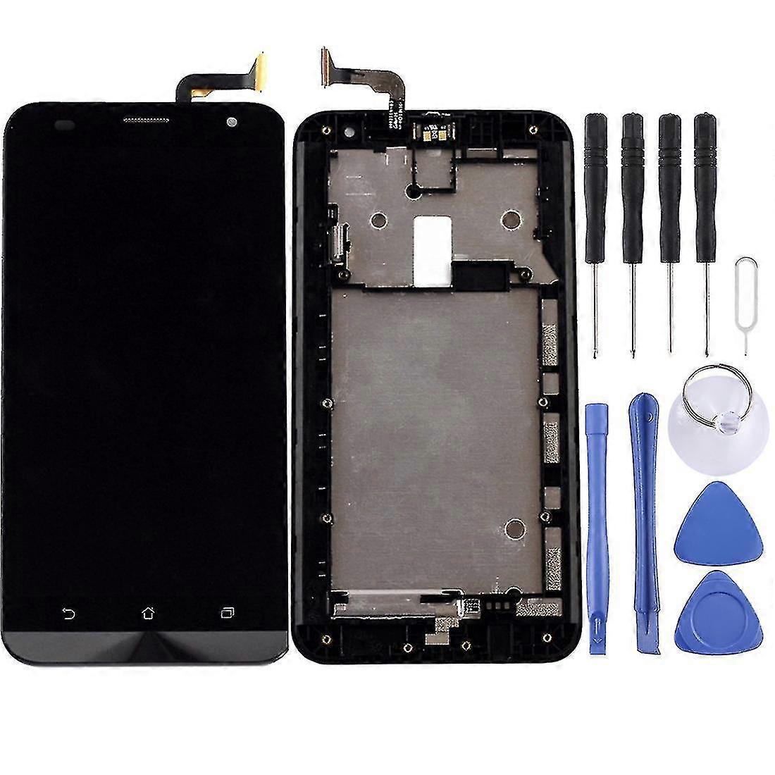 Oem Lcd Screen Compatible with Asus Zenfone 2 Laser Ze550kl Z00ld Digitizer Full Assembly With Frameblack)