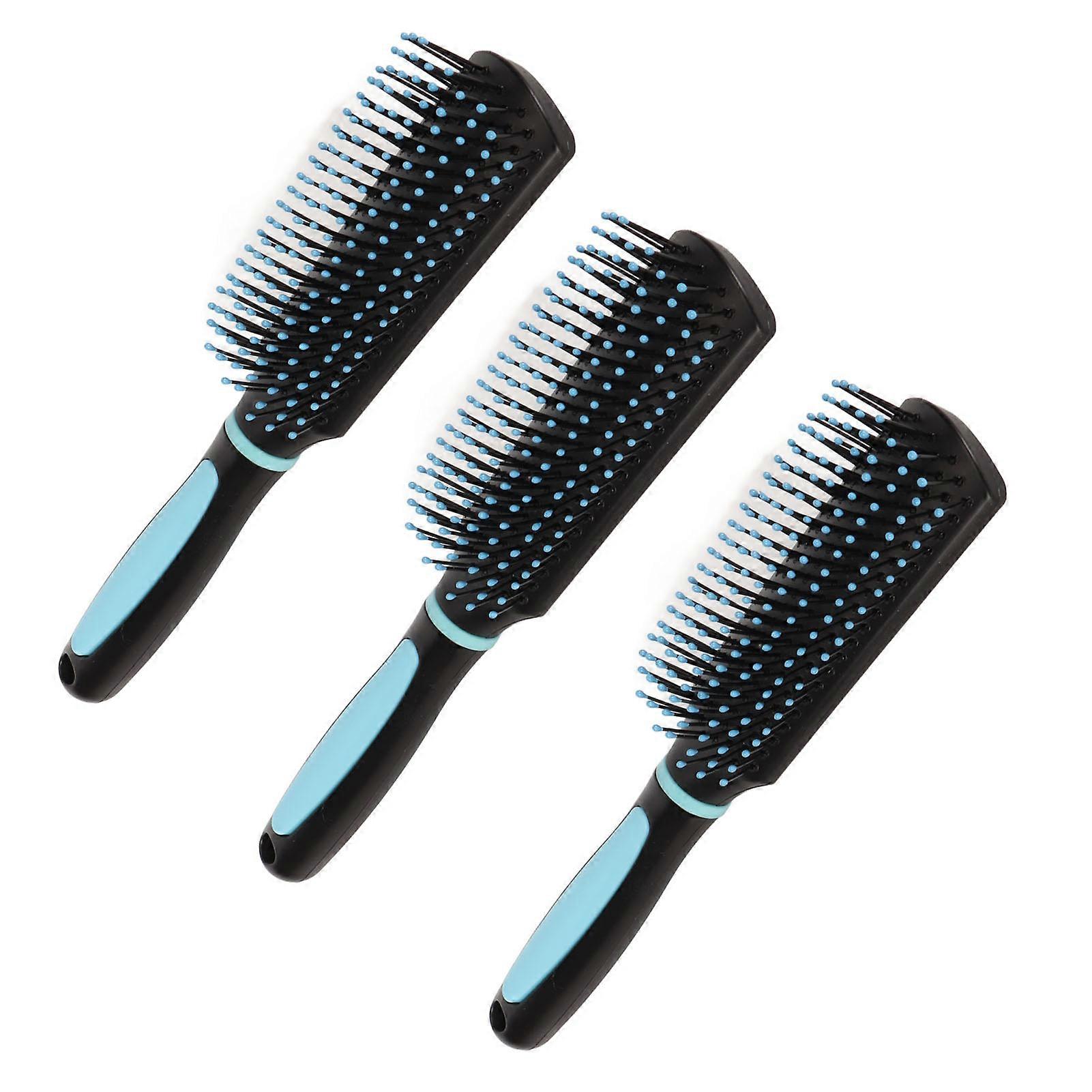 3pcs 9 Row Hair Brush Detangling Hair Brush Comb for Styling Defining Wavy Curly Hair