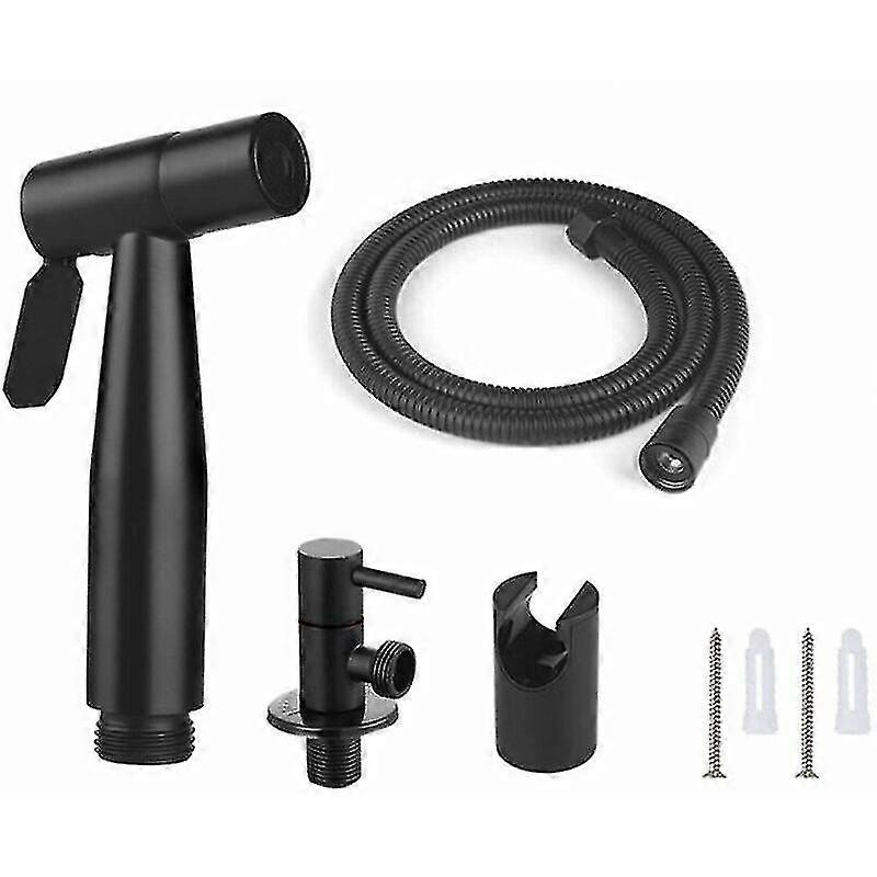 Kryc-toilet Hand Shower Bidet Spray 150cm,black