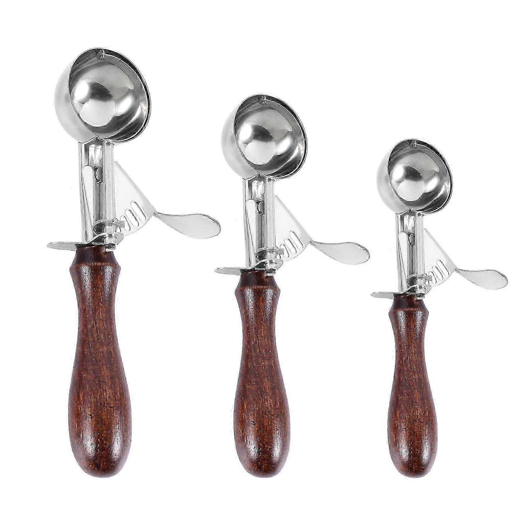 Ice Cream Scoop Set with Trigger Release -for Ice Cream, freeze Yogurt, Cookie Dough, Rice Dishes