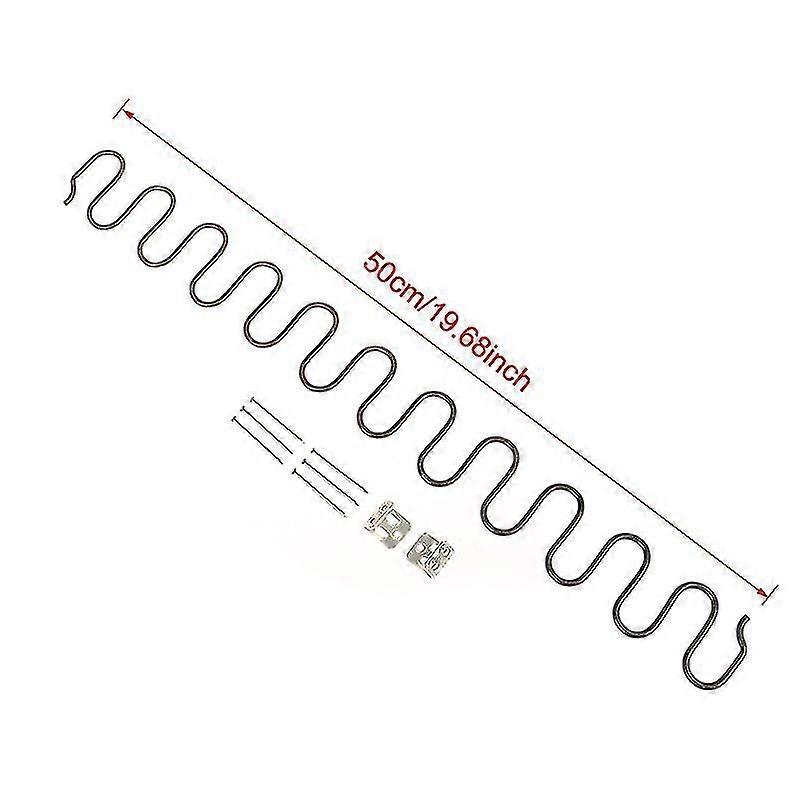 交換用ソファチェアスプリング、クリップ付き家具スプリング、45cm 50cm 60cm 65cm 70cmロング再ソートハードウェア
