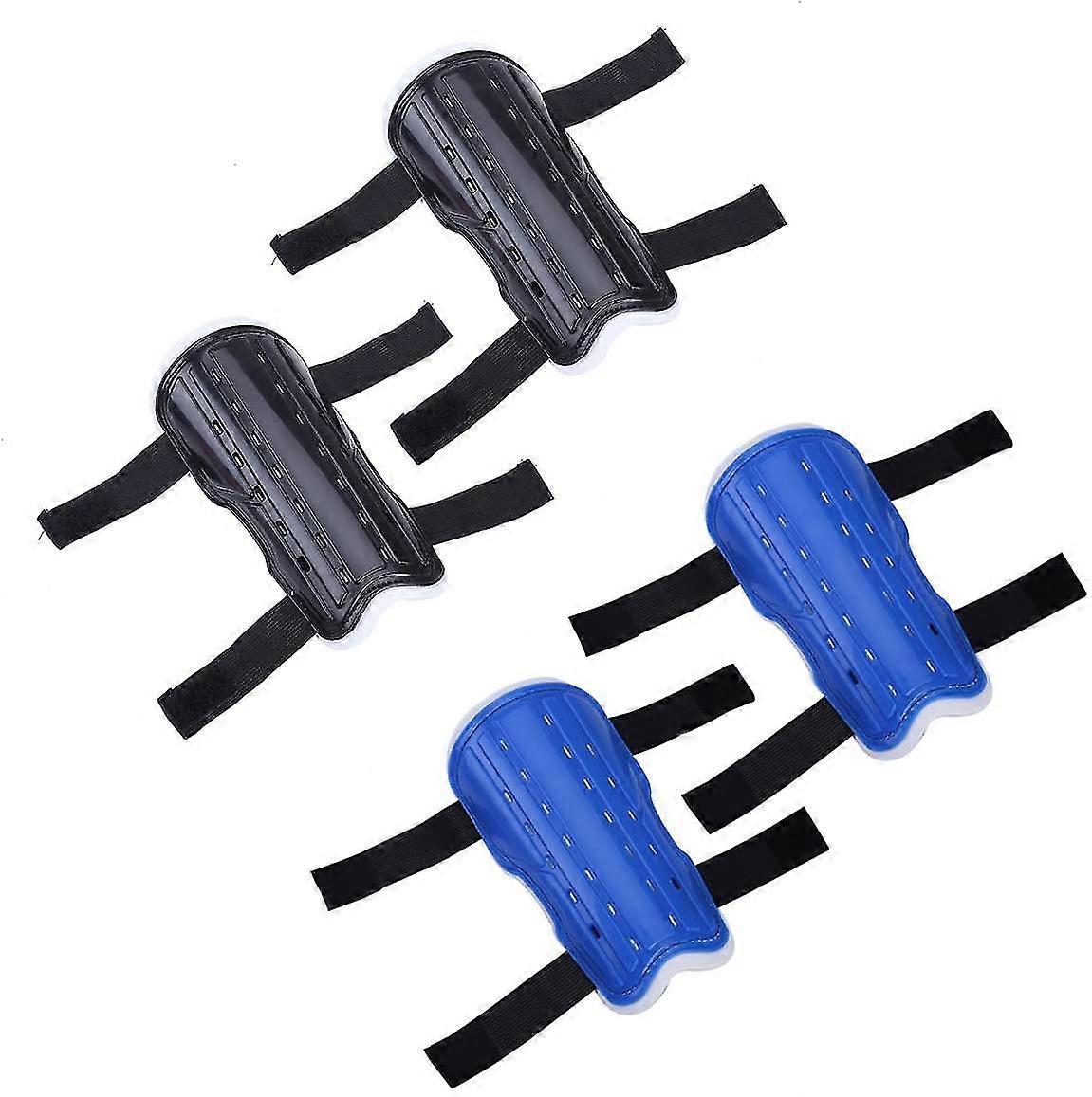 2 Pairs Of Shin Guards Soccer Children Teenager Protector Shin For Soccer Games