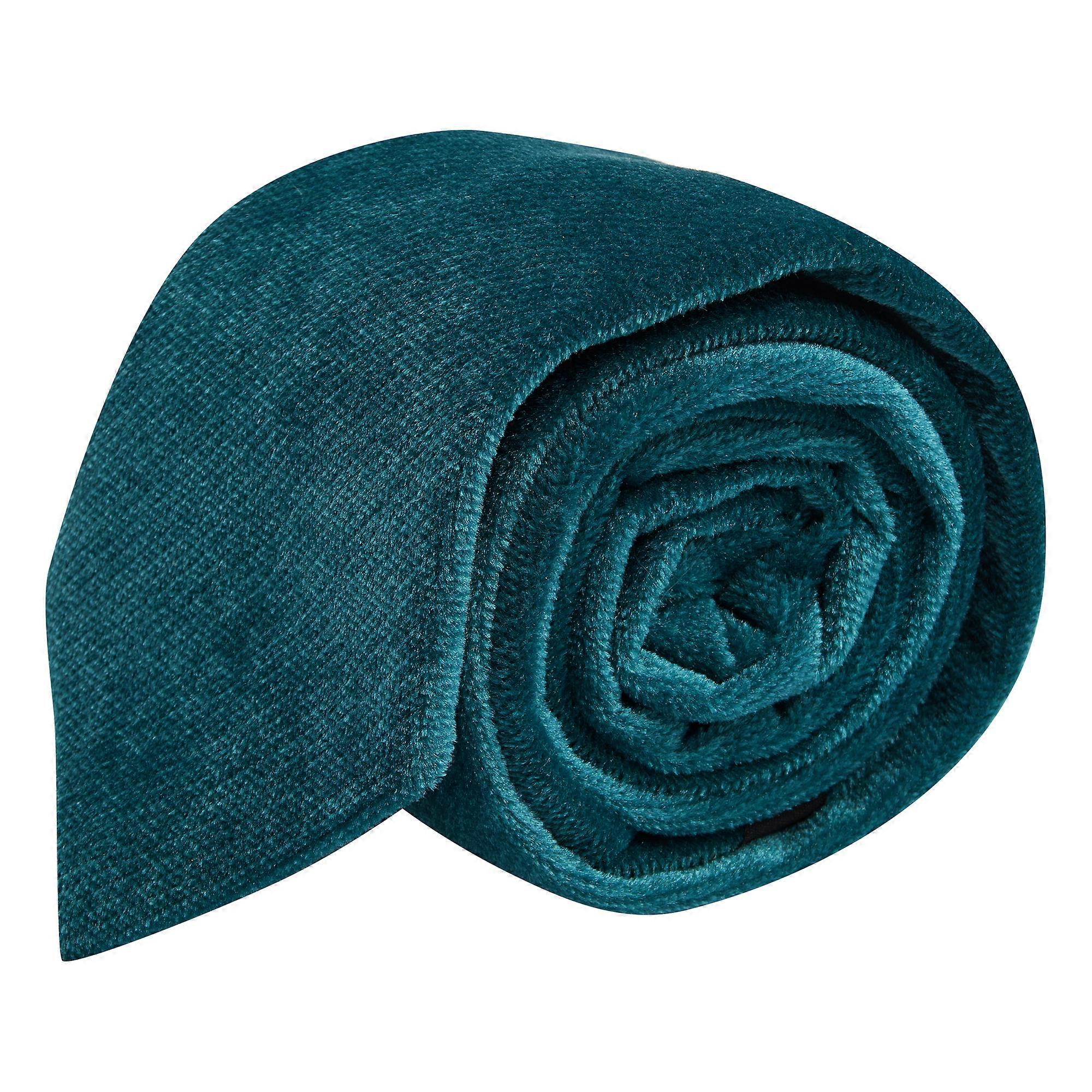 Teal Blue / Green Textured Velvet Tie