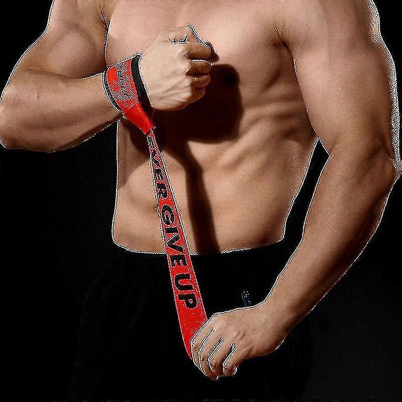 2pcs Weight Lifting Straps Cushioned Wrist Strength Training