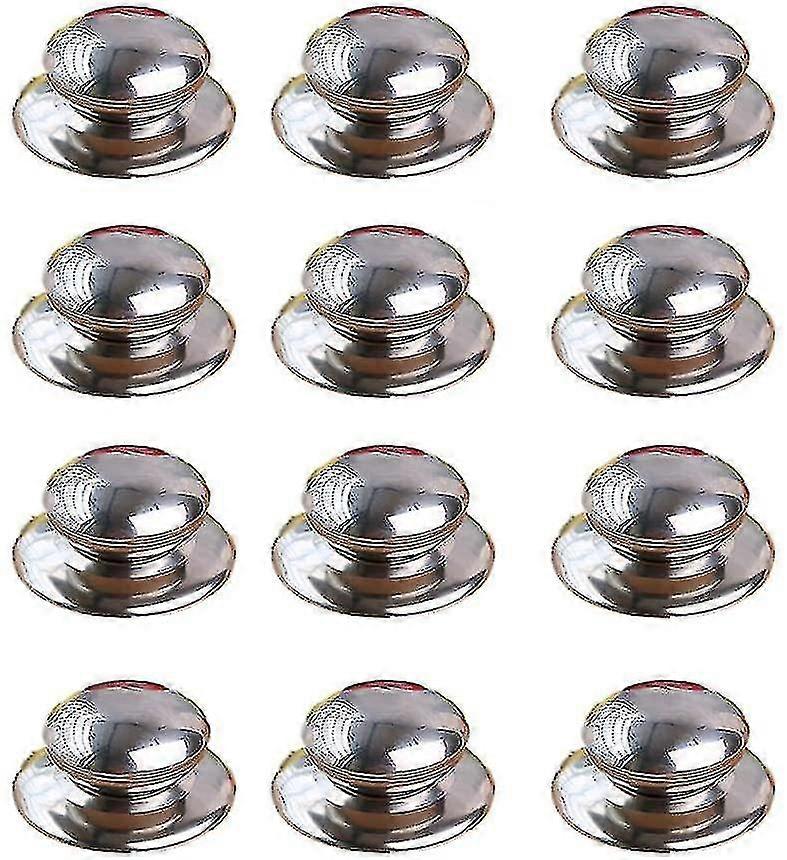 10 Pack Stainless Steel Lid Knobs, Able Replacement Easy Install Knobs