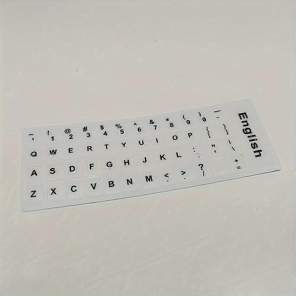 English Letters Keyboard Sticker Covers For Notebook Computer Laptop Accessories Colourful Waterproof And Dustproof