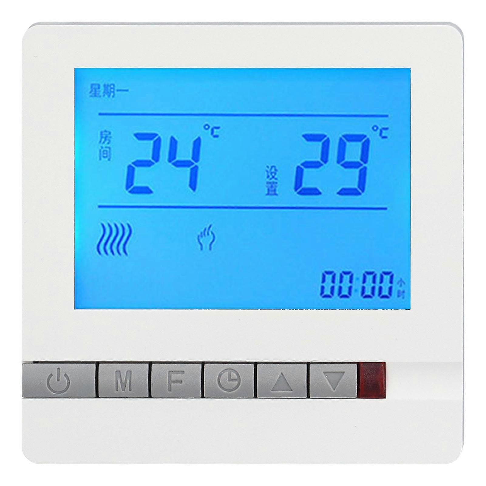 High Accurate Temperature Sensor Thermostat LCD Screen Temperature Controller with Overheat Protection