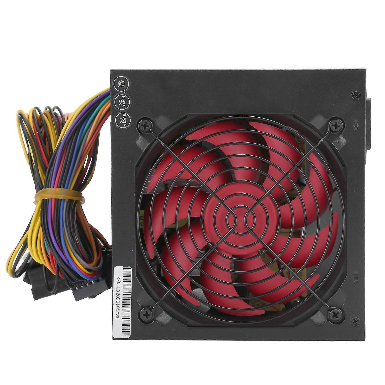PC Power Supply 250W ATX-115 230V Red Fan Manual Switch 140x150x86mm