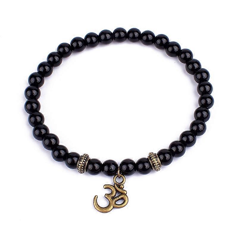 Redkid Vintage Yoga Pendentif Charm Bracelets pour Femmes Bouddha Religieux Méditation Bracelet Homm
