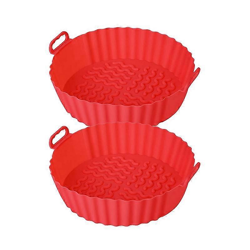 Silicone Air Fryer Liners, Air Fryer Silicone Pot Basket, Reusable Air Fryer Accessories Baking Par