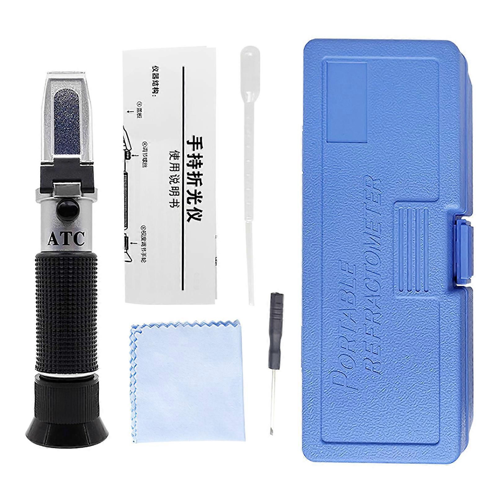 0-10% Sea Water Salinity Specific Gravity Refractometer Tester Optical Salinity Brix Concentration Salinity Meter Brix Detector