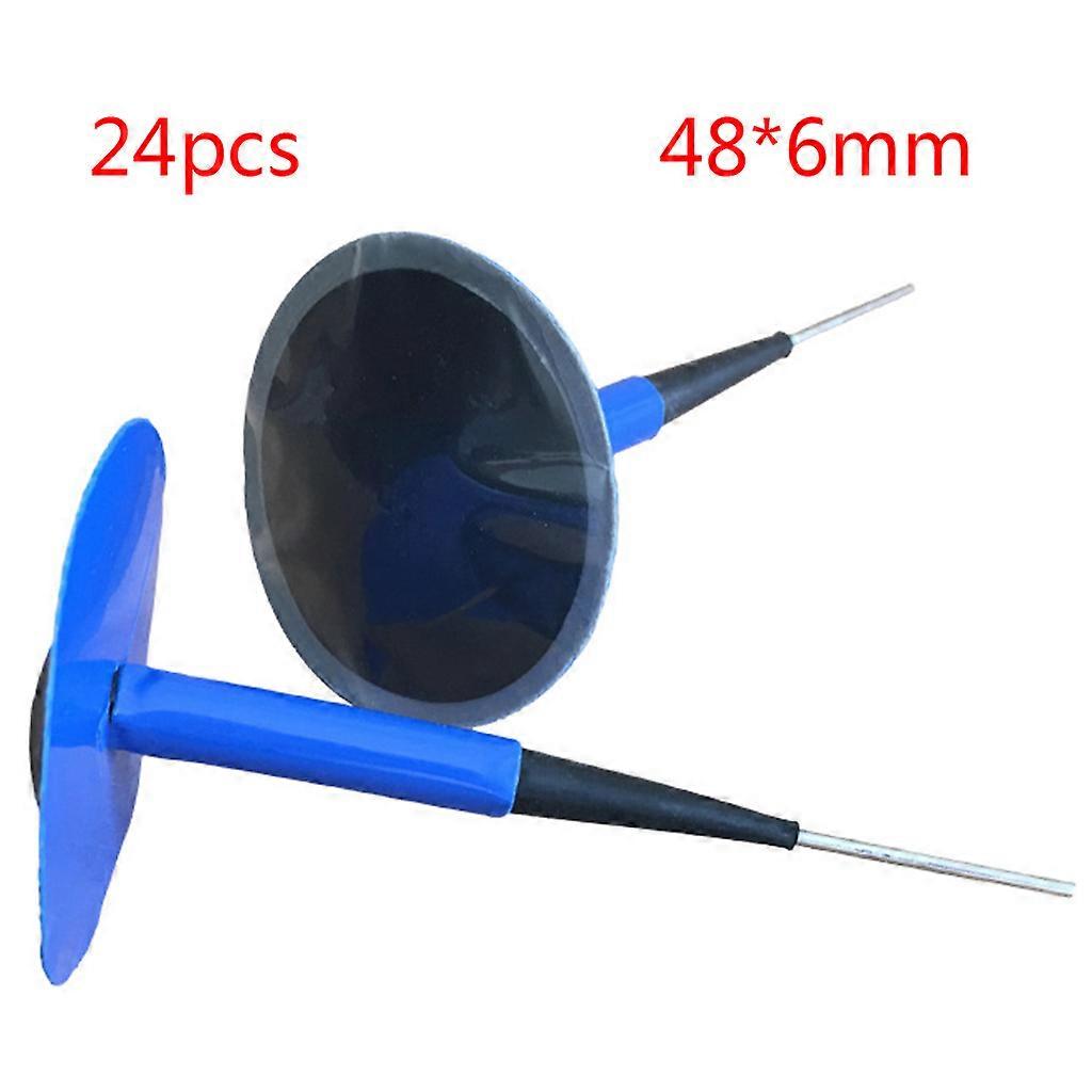 6mm Tyre Puncture Repair Wired Plug Patch Mushroom Car Tubeless