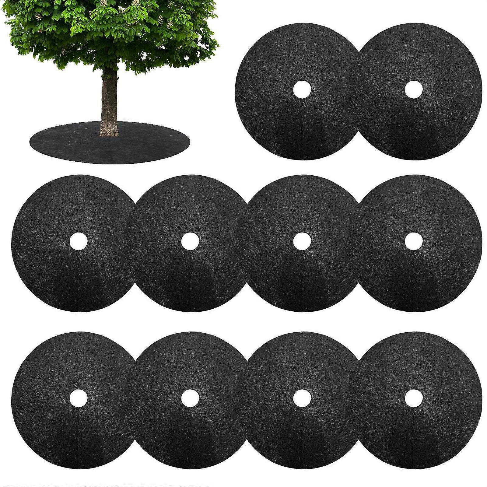 tree mulch ring Protection Weed Mat Weed Membrane Fabric Weed Barrier,100% New