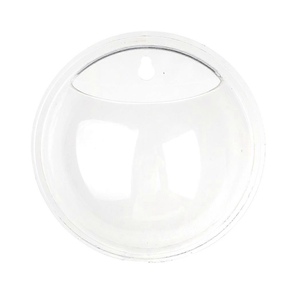 Transparent akvarium väggmonterat akvarium runt väggmonterat akvarium växt vas familj dekoration akvarium vattenväxt akvarium