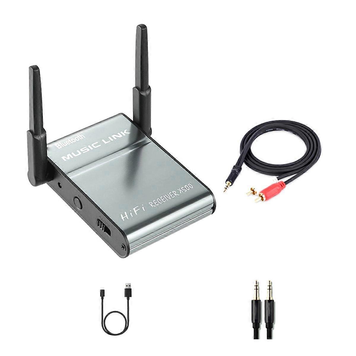Aux Audio Bluetooth Receiver Lossless Audio Adapter HIFI Car Navigation Call RCA Wireless Retro Speaker 5.0 A