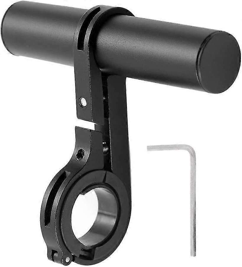 10cm Length Bike Handlebar Extension Extender Bracket Lamp Light Phone Bicycle Handlebar Extension Bracket With Aluminum Alloy Bracket For 25.5mm To 3