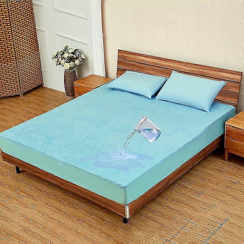 Waterproof Bed Sheet Bamboo Fiber Terry Clo